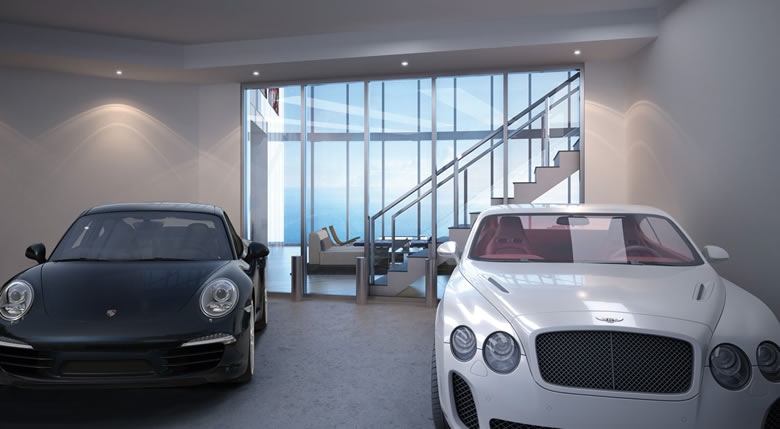 Sky Garage - Porsche Condo Miami