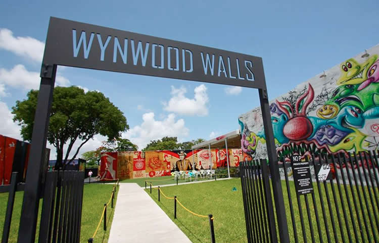 The Wynwood walls in Wynwood Miami 