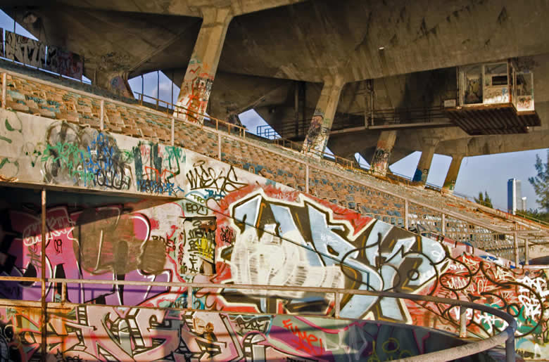 Marina Stadium Graffiti - Miami