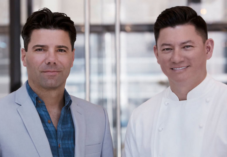Chef Shaun Hergatt and restaurateur Scott Sozmen