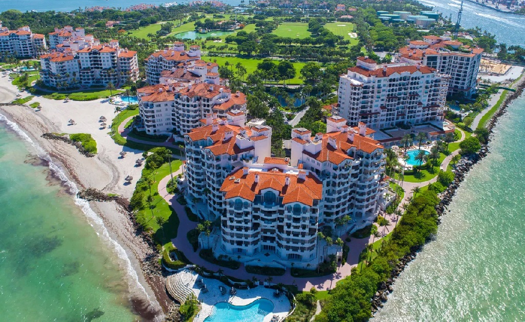 Miami's most exclusive island receives bulk loading of tests for Covid-19
