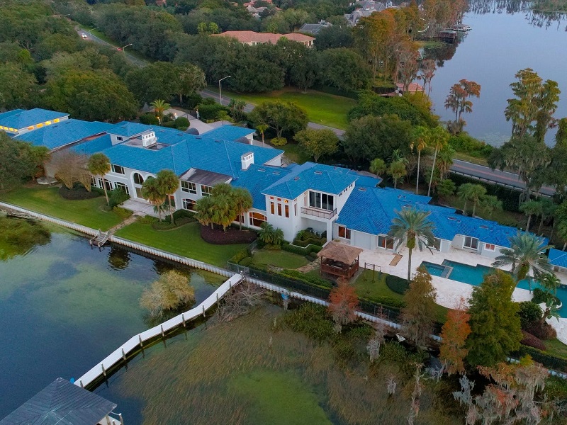 Shaquille O'neals mansion in Isleworth, Florida