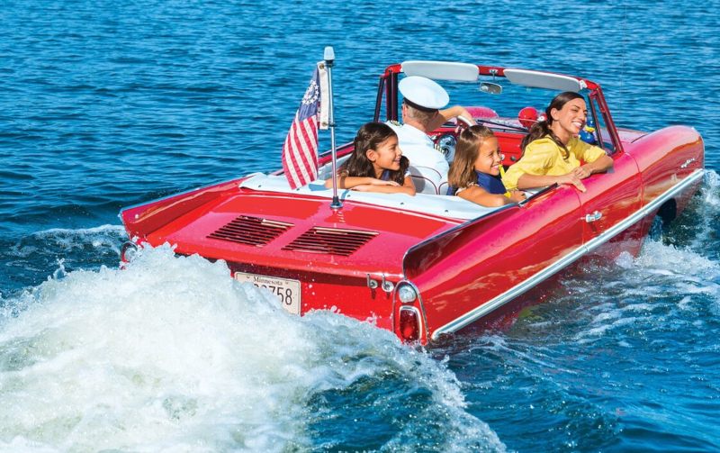 Vintage Amphicar & Italian Water Taxi Tours