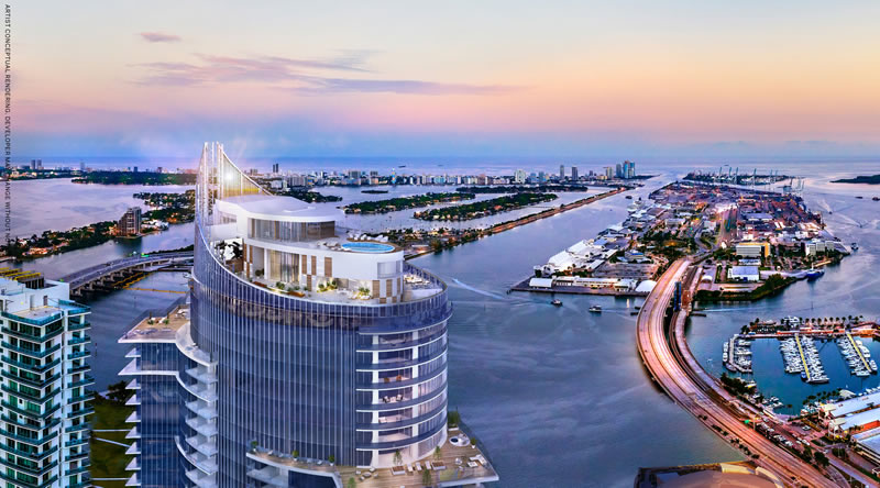 High Rise - aerial view