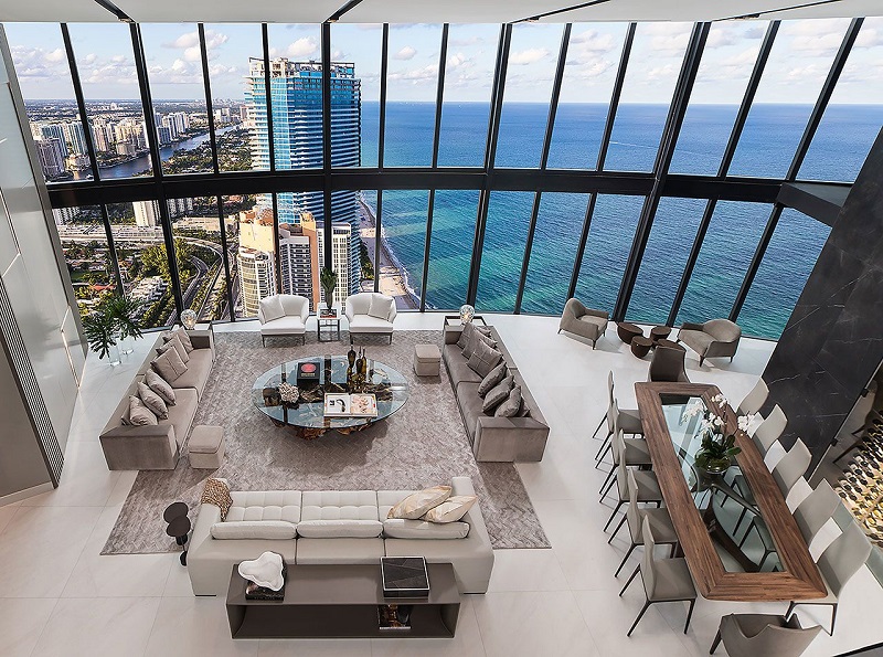 Penthouse at Miami’s Porsche Tower Lists for $17.5 Million