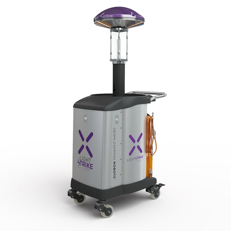 Meet Paramount's Xenex LightStrike Robot: First UV room disinfection technology to destroy SARS-Co-V-2. 