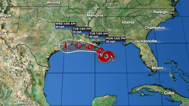 Hurricane Marco weakens back to storm; Laura begins moving through Cuba