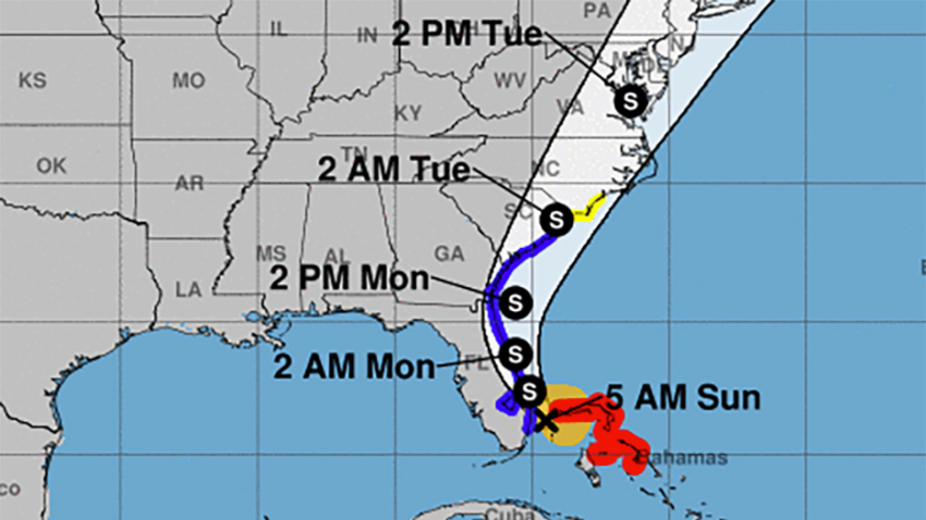 Hurricane Warning Discontinued for Florida Coast as Isaias Keeps Weakening