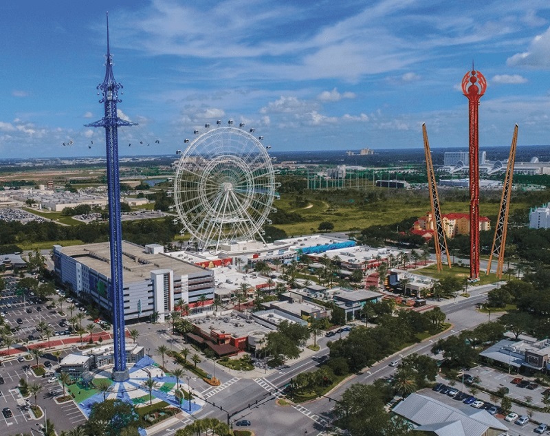 World's tallest slingshot opens at ICON Park in Orlando